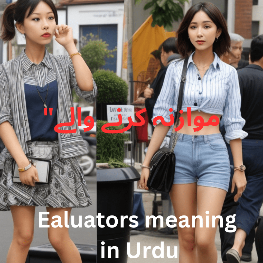 Ealuators Meaning in Urdu – Dictionary and Sentence(s)