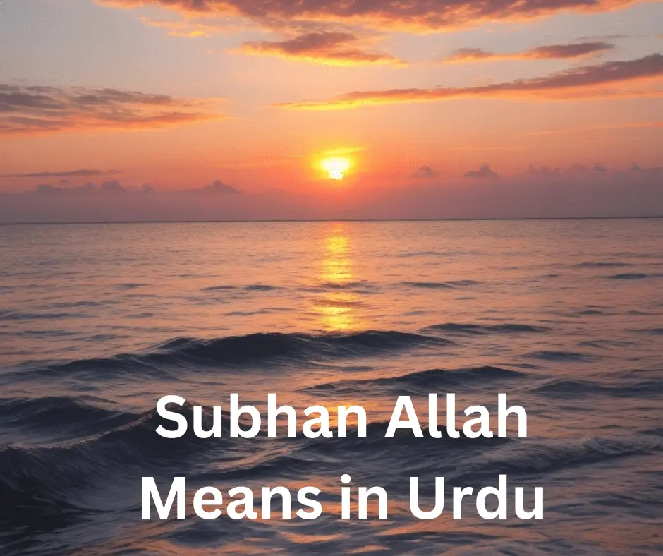 Subhan Allah Means in Urdu With 10 Best Explanation